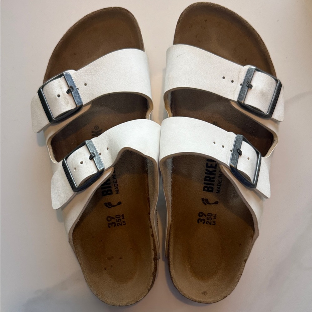 Birkenstock Arizona White Double-Strap